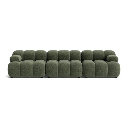 Puffy 3 personers sofa - Genesis Grøn - 285x95x64 - Sofa, 3 personers sofa