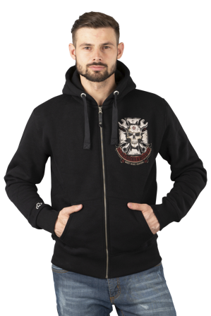 Hanorac Cu Fermoar West Coast Choppers Mechanic negru M