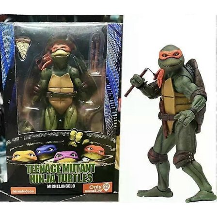 Neca Ninja Turtles Anime Figur Tmnt Action Figur 1990 Filmversjon Limited Edition Barneleker Romdekorasjon Bursdagsgave