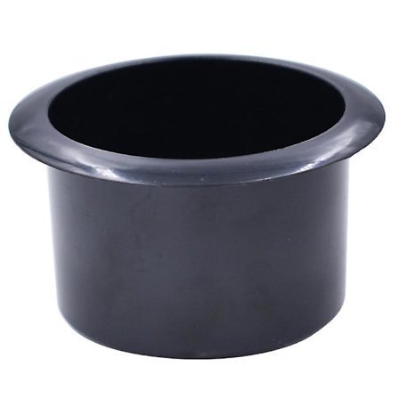 2 stk. Sorte plastik lænestol-håndtag Udskiftning Kopholder Indsats (6,7 cm)