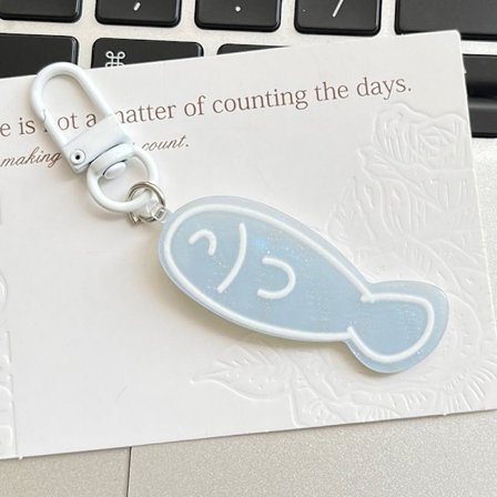 e Fish Dolphin Nøkkelring Animal Pendant Nøkkelring Ryggsekk Bil B