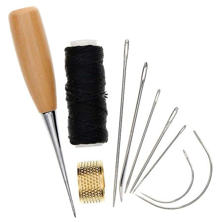 Sæt Sy Nåle Syl Læder Håndværk Sy Tilbehør Sy Tilbehør Syl Sy Læder Håndværk Sko Reparation Værktøjer Tilbehør-WELLNGS