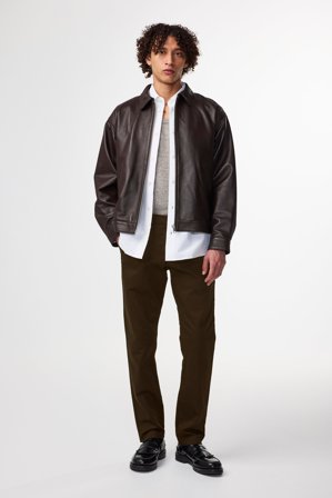 NN07 Theo Chino male Brown Organic Cotton