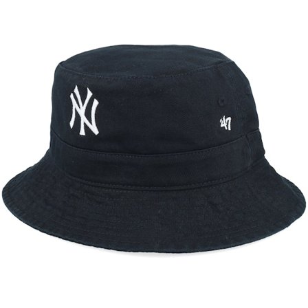 47 Brand - Svart bucket Hatt - MLB Black Bucket @ Hatstore