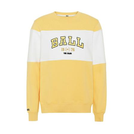 Ball, J. Montana Sweatshirt Geel, unisex, Maat:L