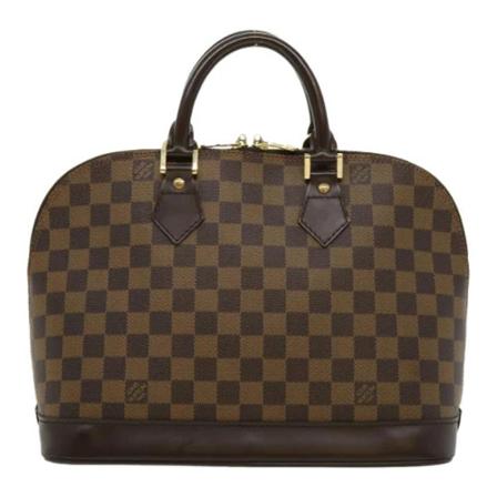 Louis Vuitton Vintage Pre-owned Canvas handTass , Bruin , Dames , Maat: ONE Size Vintage Tassen