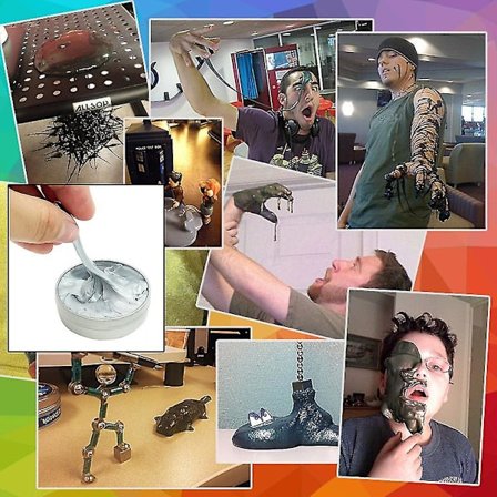 Käsintehty ainutlaatuinen lasten koulutusmagneettinen muta-savi 50g Mud Toy lahja