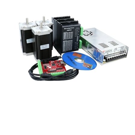 CNC-fräs kit, 4-axlig stegmotor, vattenkyld spindel, 3 axel 3Nm kit