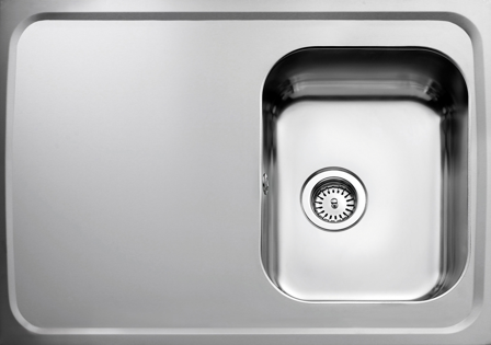 Intra Atlantic AF08-KV Kjøkkenvask 800 mm, vendbar 800x600 mm, Kjøkken