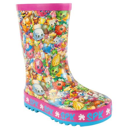 Shopkins Official Girls All Over Print Character Wellies 1 Uk J