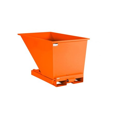 Tippcontainer, 600 liter, oransje