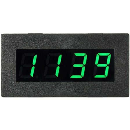 Erittäin tarkka digitaalinen kierroslukumittari 0,56 tuuman vihreällä näytöllä, nopeuden mittaustila, musta, vihreä LED-näyttö