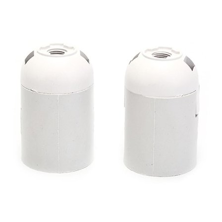 Skruv ES E27 M10 Glödlampa Lamphållare Hängande Sockel Lampskärm Krage (FMY)