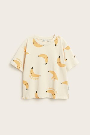 Kappahl | T-paita, jossa banaanikuviointi Beige 98/104 | Beige