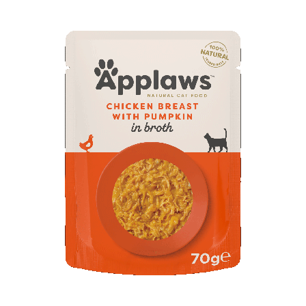 Applaws - Kylling og gresskar 70 g x 12 - Katt - Kattefôr & kattemat - Våtfôr og våtmat - ZOO.no
