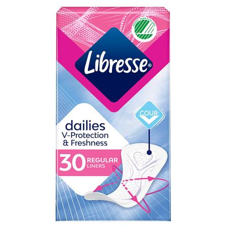 Libresse Trusseindlæg Normal 30 stk, Medicin & Pleje, Bind & Indlæg, Trusseindlæg
