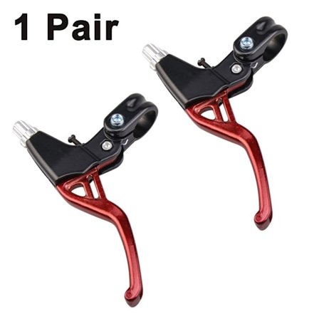 1 par cykelbromsspakar V-broms | Aluminiumlegering | Röd