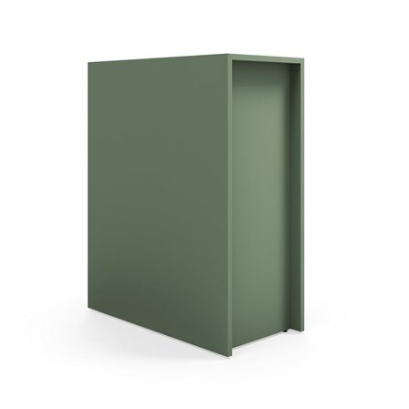 Bühnensitzmodul mit Stufen TOGETHER, 1000x800x400 mm, dunkelgrün