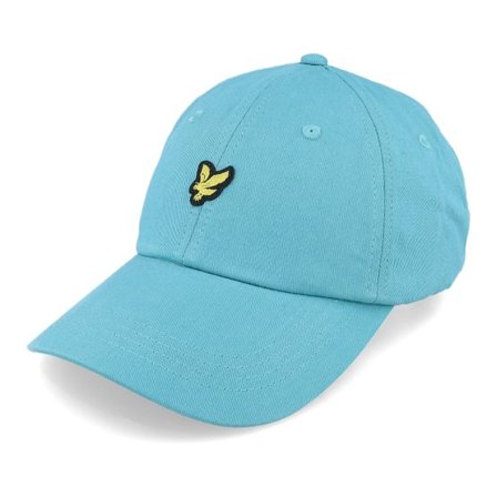 Lyle & Scott - Blå unconstructed Keps - Baseball Cap Alpine Sky Dad Cap @ Hatstore