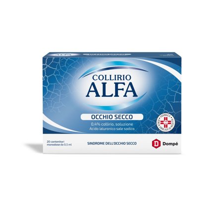 Alfa Collirio Occhio Secco 20 Contenitori Monodose 0,5ml