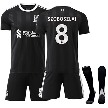 2025-2026 Liverpool Barn/Vuxen Fotbollströja Kit Nr 8 Szoboszlai_sai