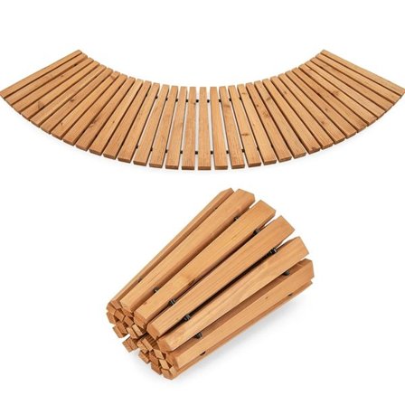 Gangvei i tre for hage og utemiljø