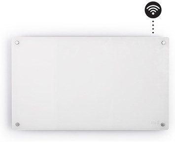 Glass Smart WiFi Gen 4_700W - Mill Glass WiFi panelelement med glasfront, 700W