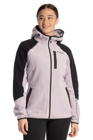 Chaqueta Polar Mujer Klim Darby Canyon Wisteria/Negro S