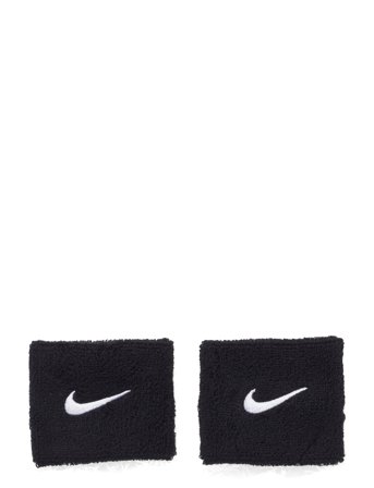 NIKE Equipment Nike Swoosh Wristbands 2 Pk - Black - ONE SIZE