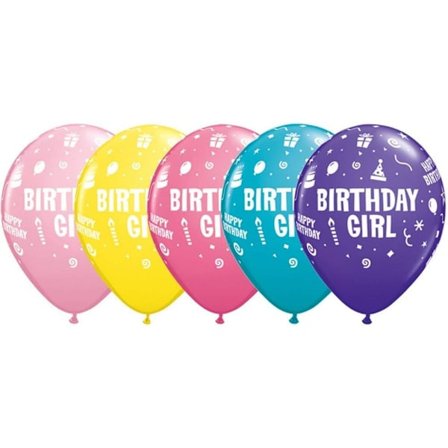 Unika party Oh Baby! Latextryckta ballonger (10-pack) One S