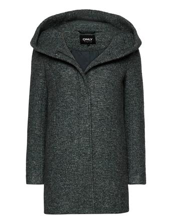 Onlsedona Boucle Wool Coat Otw Outerwear Coats Winter Coats Vihreä ONLY
