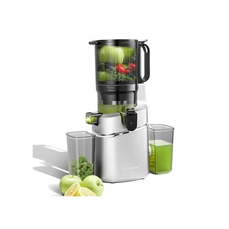 Saftpress - AMZCHEF - SJ-036 - 250W - Trippelfilter - Silver