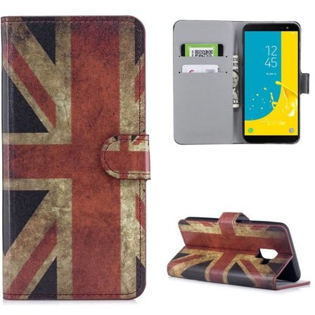 Plånboksfodral Samsung Galaxy J6 (2018) - Flagga UK