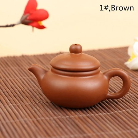 1 st Lila Lera Finger Tekanna Te Pet Pocket Te Set Ornaments