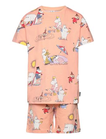 Top Ss Shorts Moomin Summer Sets Sets With Short-sleeved T-shirt Multi/mønstret Lindex*Betinget Tilbud
