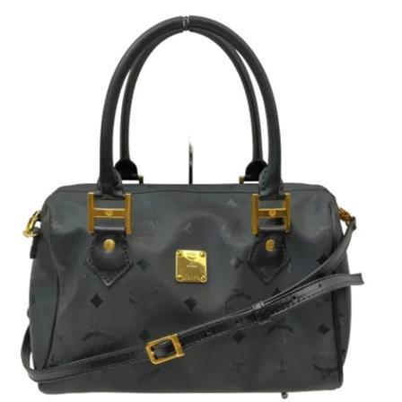 MCM Pre-owned, Pre-owned Plastic handbags Zwart, Dames, Maat:ONE Size