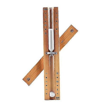 Puinen sauna tiimalasi seinälle asennettava pyörivä 15 minuutin hiekkakelloajastin (LGL)