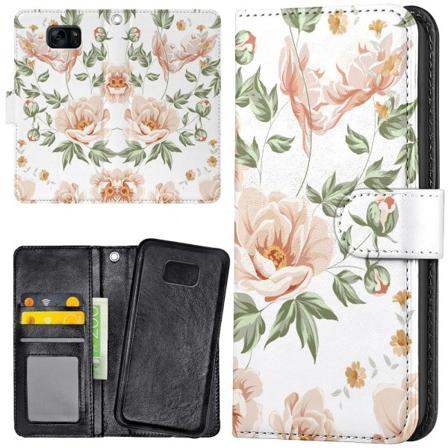 Samsung Galaxy S7 - Lommebok Deksel Blomstermønster