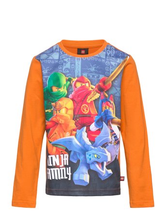 LEGO kidswear Lwtano 701 - T-Shirt L/S - Orange - 146