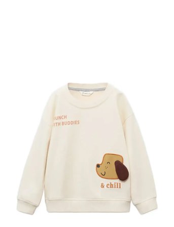 Mango | Sweatshirt With Embroidered Animals | 2-3