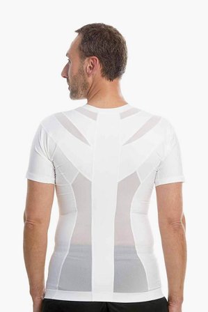 Anodyne Men's Posture Shirt Hvid S, Medicin & Pleje, Støttebind, Rygstøtte