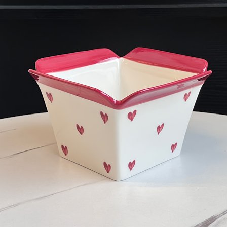 1 kpl 750 ml Sarjakuva Raidallinen Keraaminen Ranskanperunaämpäri, Välttämätön Popcorntyökalu Elokuvien Katseluun Kotona