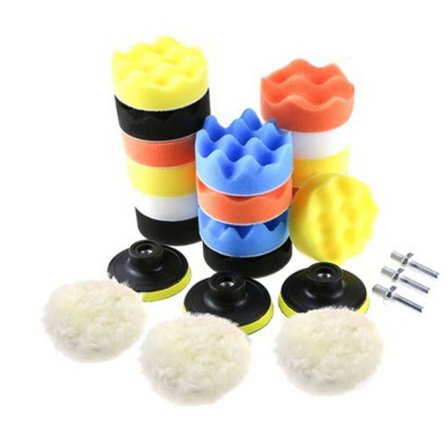 Bilskyddsdyna 3 tum polerdyna för bilpolering, vaxning, slipning, tätningsglasyr 3 tum 25-delad uppsättning