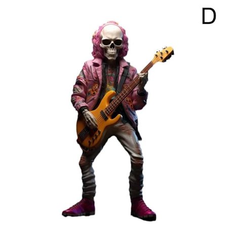 Roll Skeleton Band Figurines Skull Crafts D D