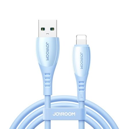 Joyroom S-A59 Vibrant Series 3A USB-A - Lightning-kaapeli 1,2m - sininen - sininen