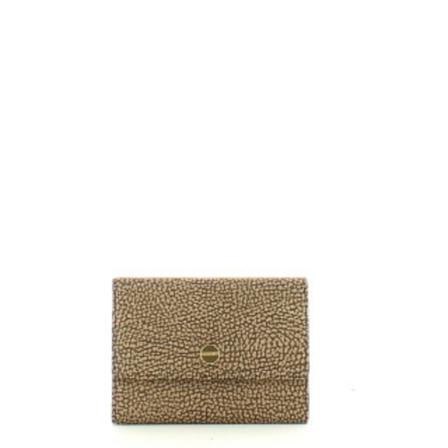 Borbonese Wallets & Cardholders Grå, Dame Punge og Kortholder, Størrelse: ONE Size
