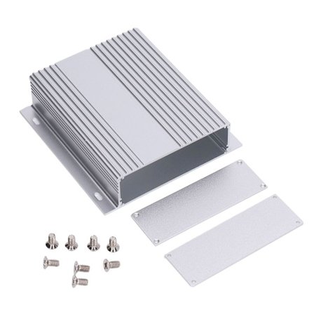 Prosjektboks i aluminiumslegering DIY Elektronisk Koblingsboks Kretskort Kjølehus