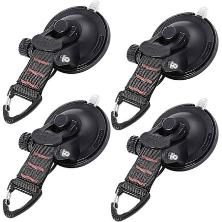 4-delt sett med store sugekopper, spenning 10 kg sugekopper, sugekopp