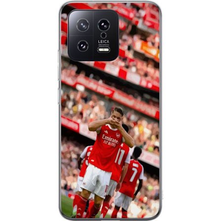 Kompatibelt Mobildeksel til Xiaomi 13 Arsenal fotball – Martin Ødegaard målfeiring i rød drakt