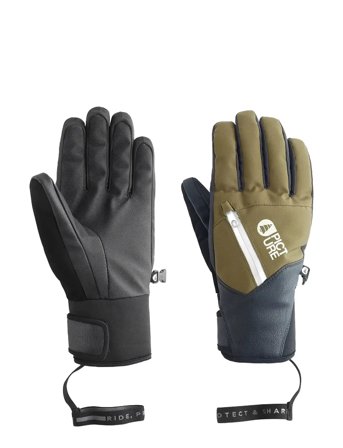 PICTURE ORGANIC CLOTHING Kakisa Gloves - Khaki green - 7